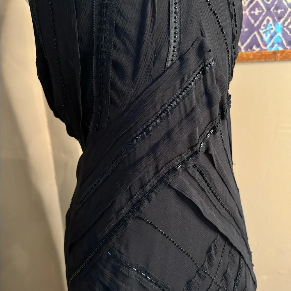 Silk Chiffon Halter Dress‎ Sz 14